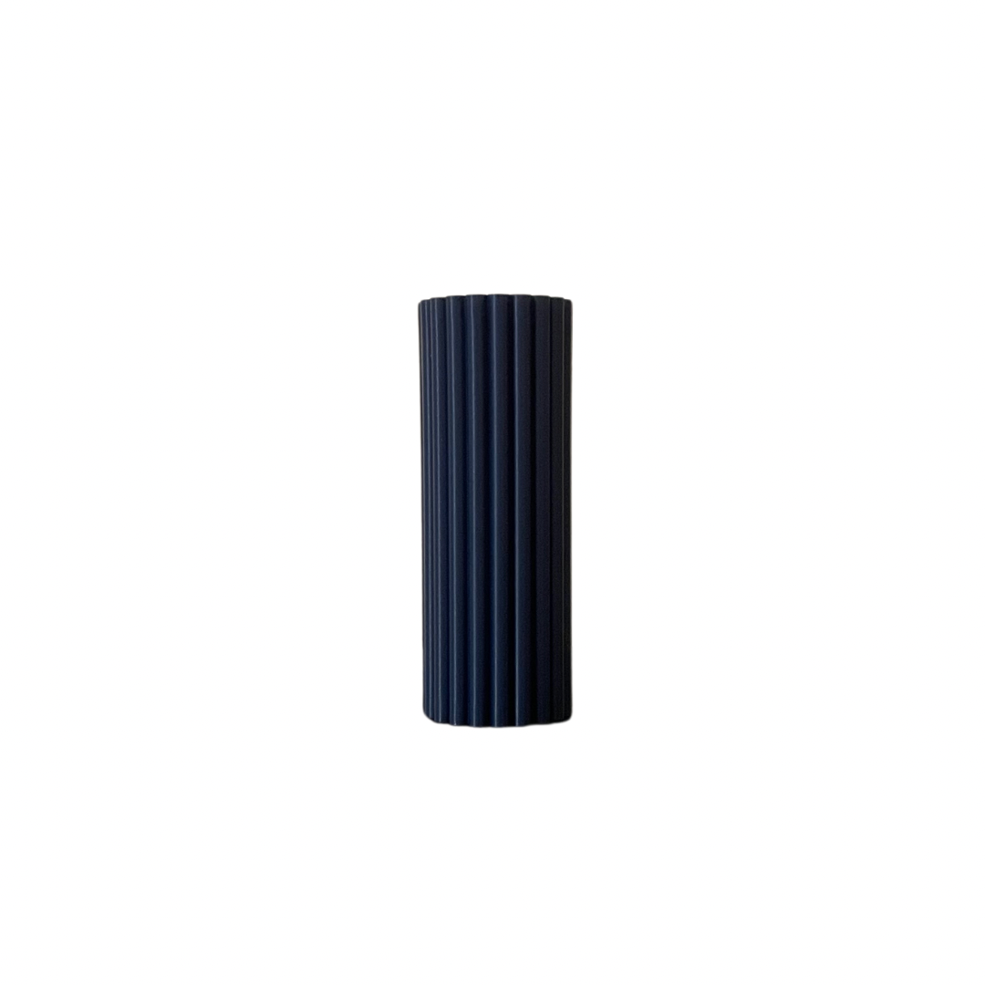 Ribbed Tube Vase