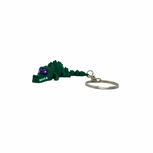 Angry Crocodile Keyring