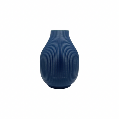 ribbed 3dprinted vase 