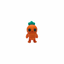 Carrot Keyring