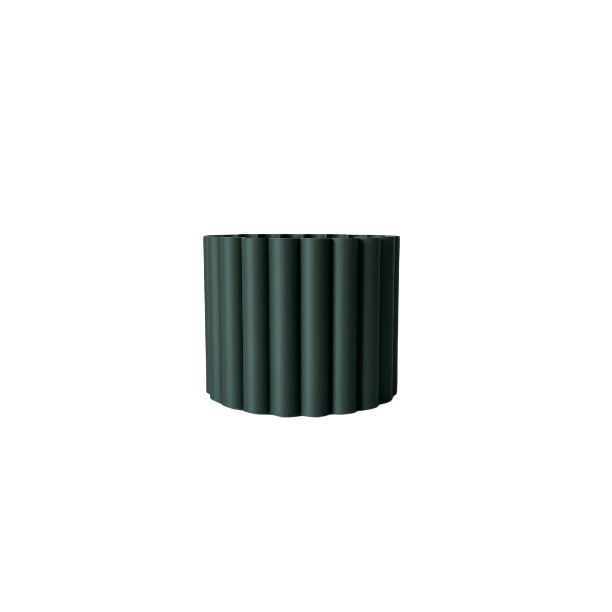 Terra Ribbed Vase