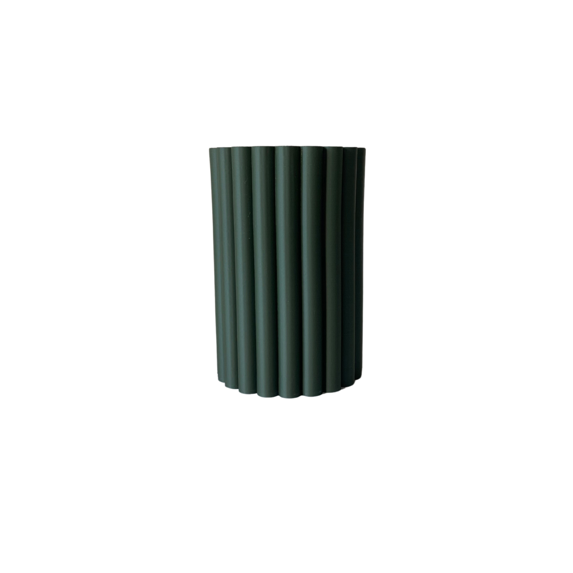 Terra Ribbed Vase