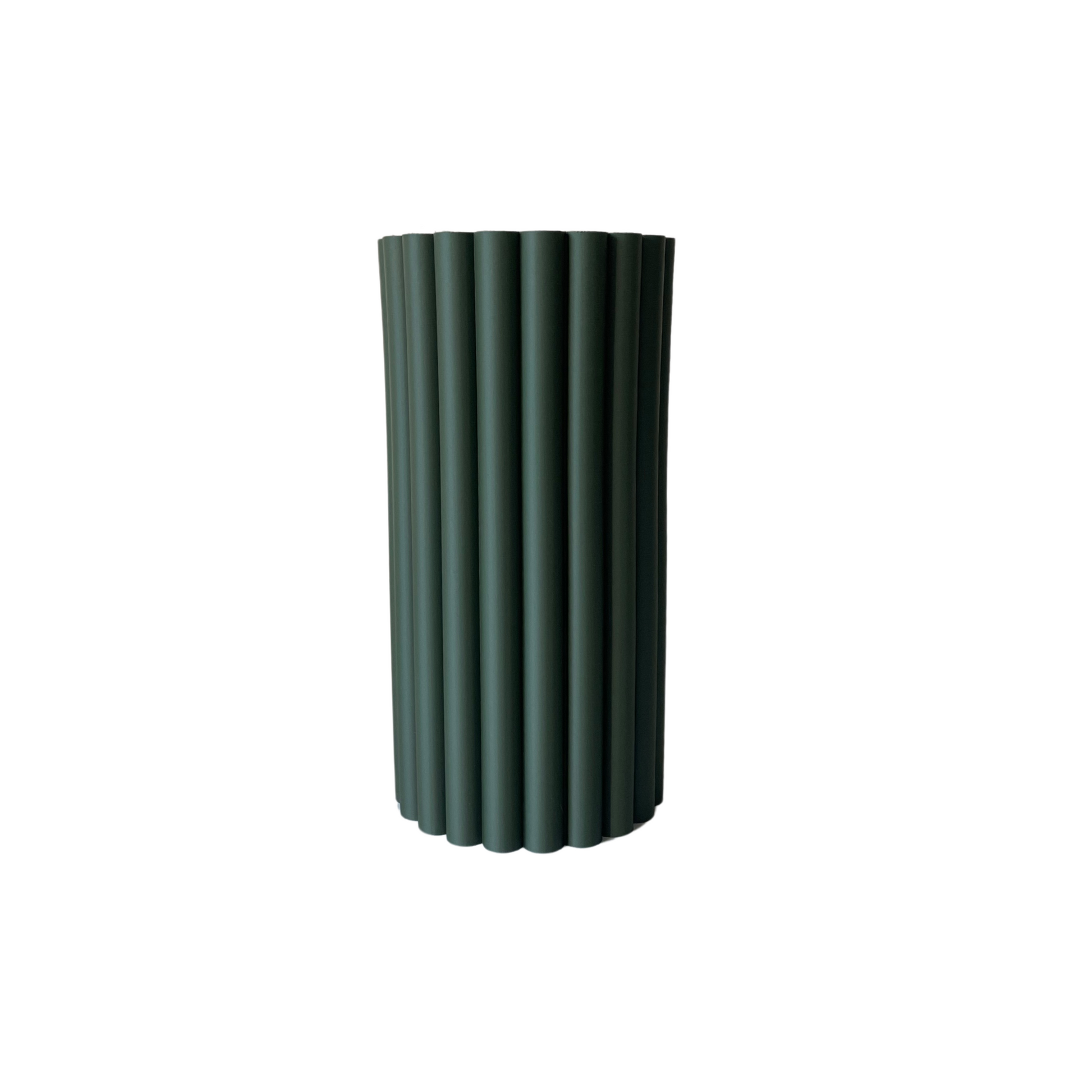 Terra Ribbed Vase