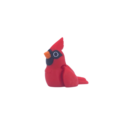 Cardinal Bird Keyring