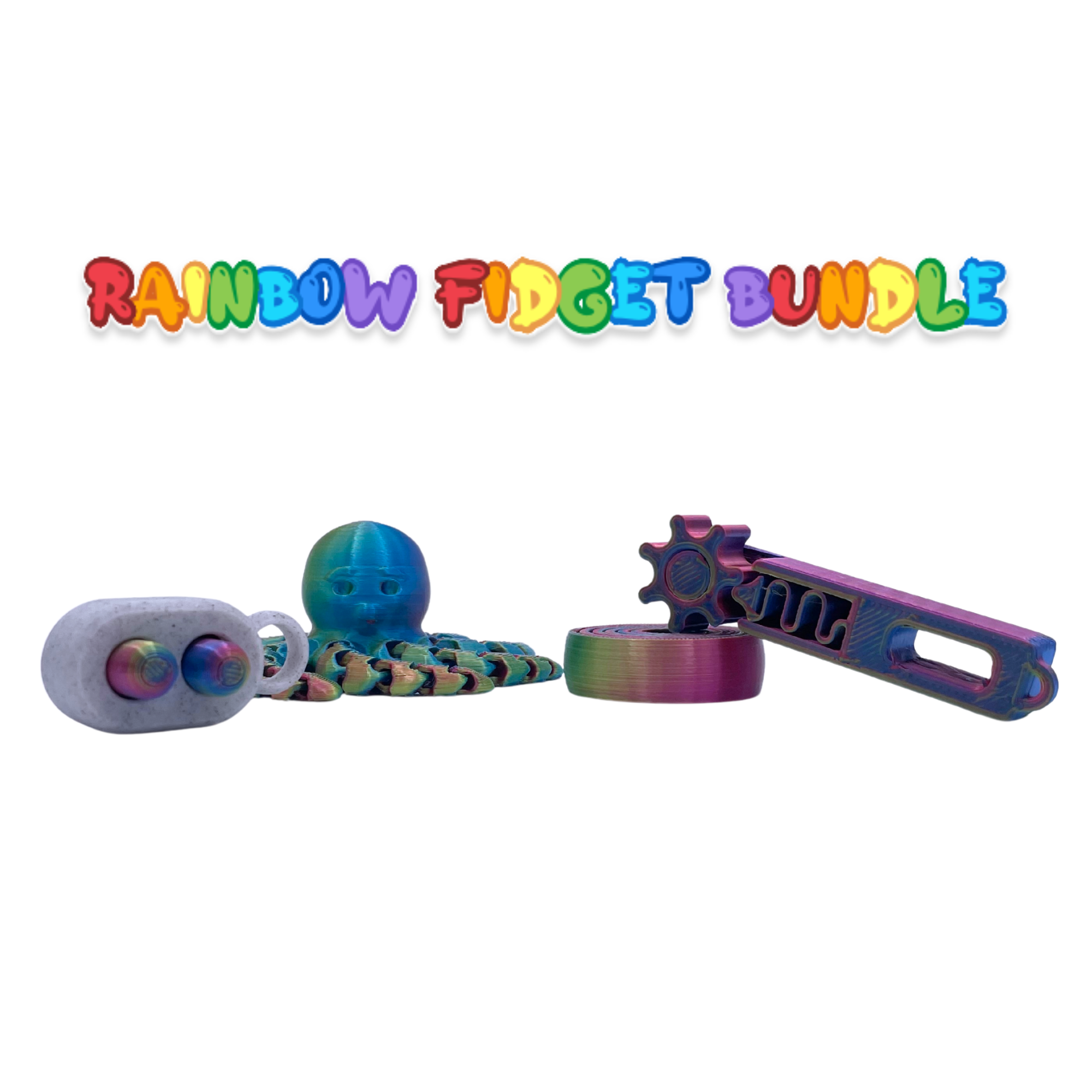 Rainbow Fidget Bundle | Dans Fidget Foundry