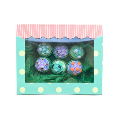 Cupcake Clicker Box fidget toy set with colorful cupcake-themed design, crisp ASMR clicks, and fun stress relief for kids and adults.