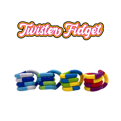 Twister Fidgets stress relief toy with flexible, twistable design for focus, relaxation, and fun sensory play.