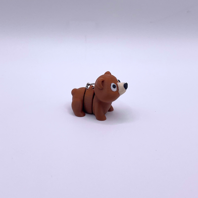 Bear Keyring cute and durable accessory with chain attachment, perfect for keys, bags, or gifting as a stylish everyday companion.