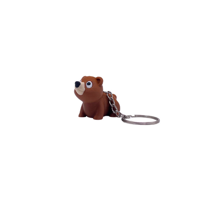 Bear Keyring cute and durable accessory with chain attachment, perfect for keys, bags, or gifting as a stylish everyday companion.
