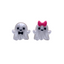Silk Ghost Clicker Halloween fidget toy with smooth finish, crisp ASMR clicks, and spooky ghost design for stress relief and festive fun.