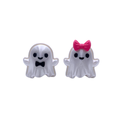 Silk Ghost Clicker Halloween fidget toy with smooth finish, crisp ASMR clicks, and spooky ghost design for stress relief and festive fun.