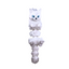 Snow Cat keyring featuring an adorable white cat design, winter-themed accessory with durable chain, perfect for keys, bags, or gifting.