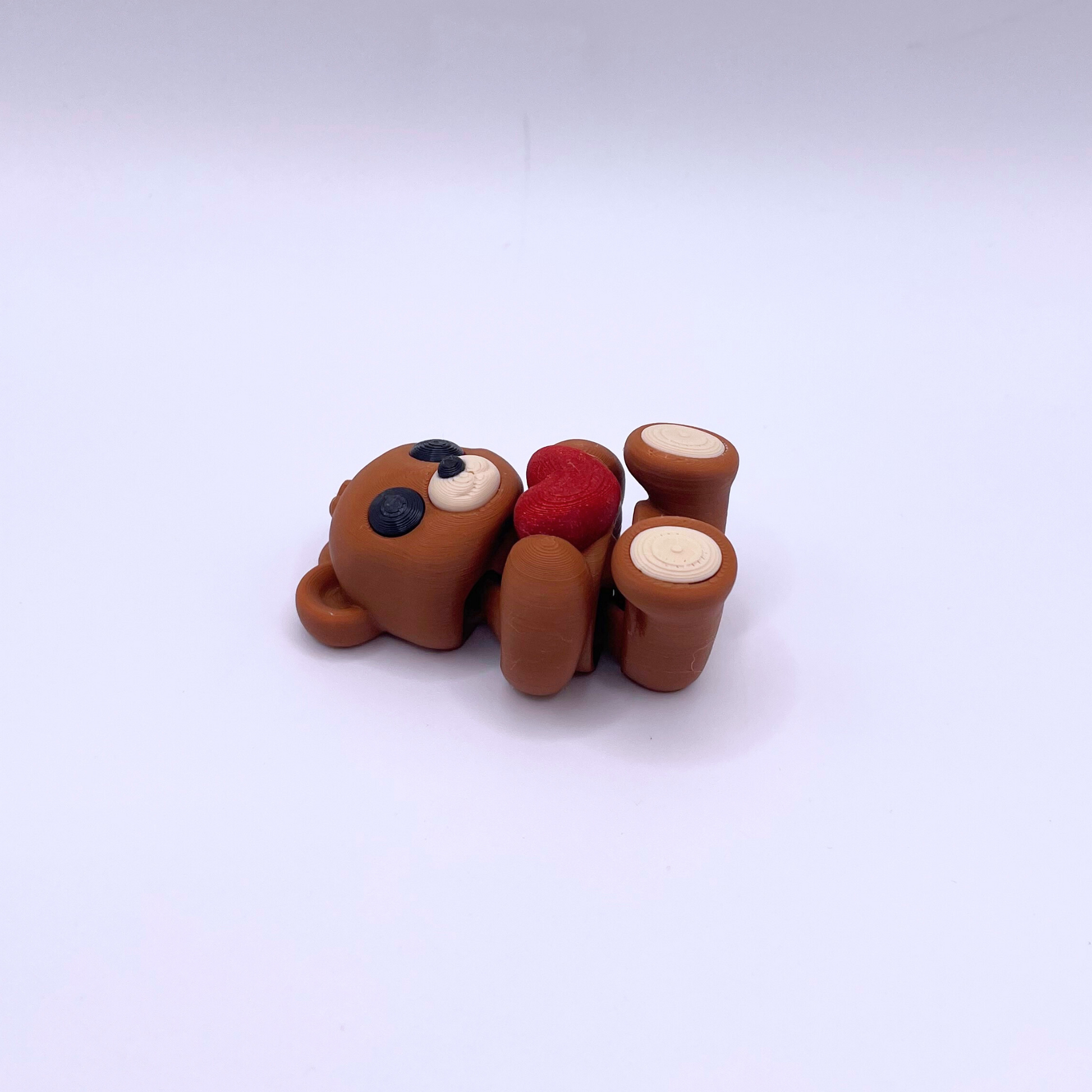 Teddy Bear Keyring with soft plush design and chain attachment, a cute accessory for keys, bags, or gifting.