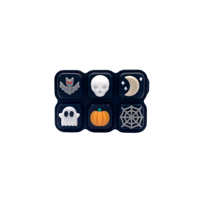 Halloween Clicker Pad with 6 spooky buttons, crisp ASMR clicks, and festive design – limited edition Halloween fidget toy.