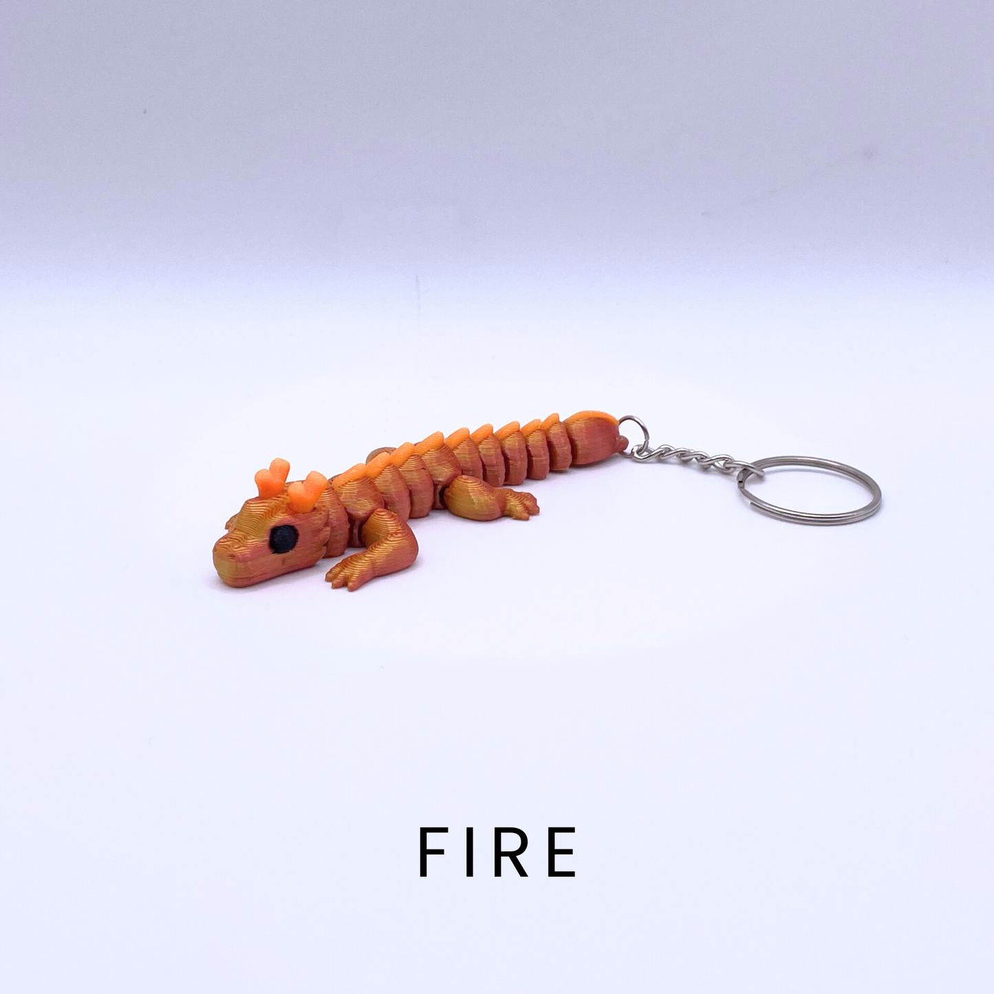 Elemental Dragon Keyrings