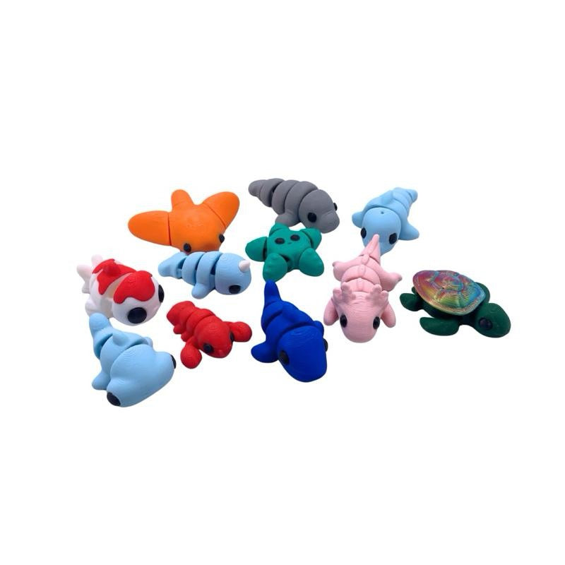 Life Loading Fidget Sea Life Fidget Toys – 3D Printed Ocean Set UK – Dans Fidget Foundry