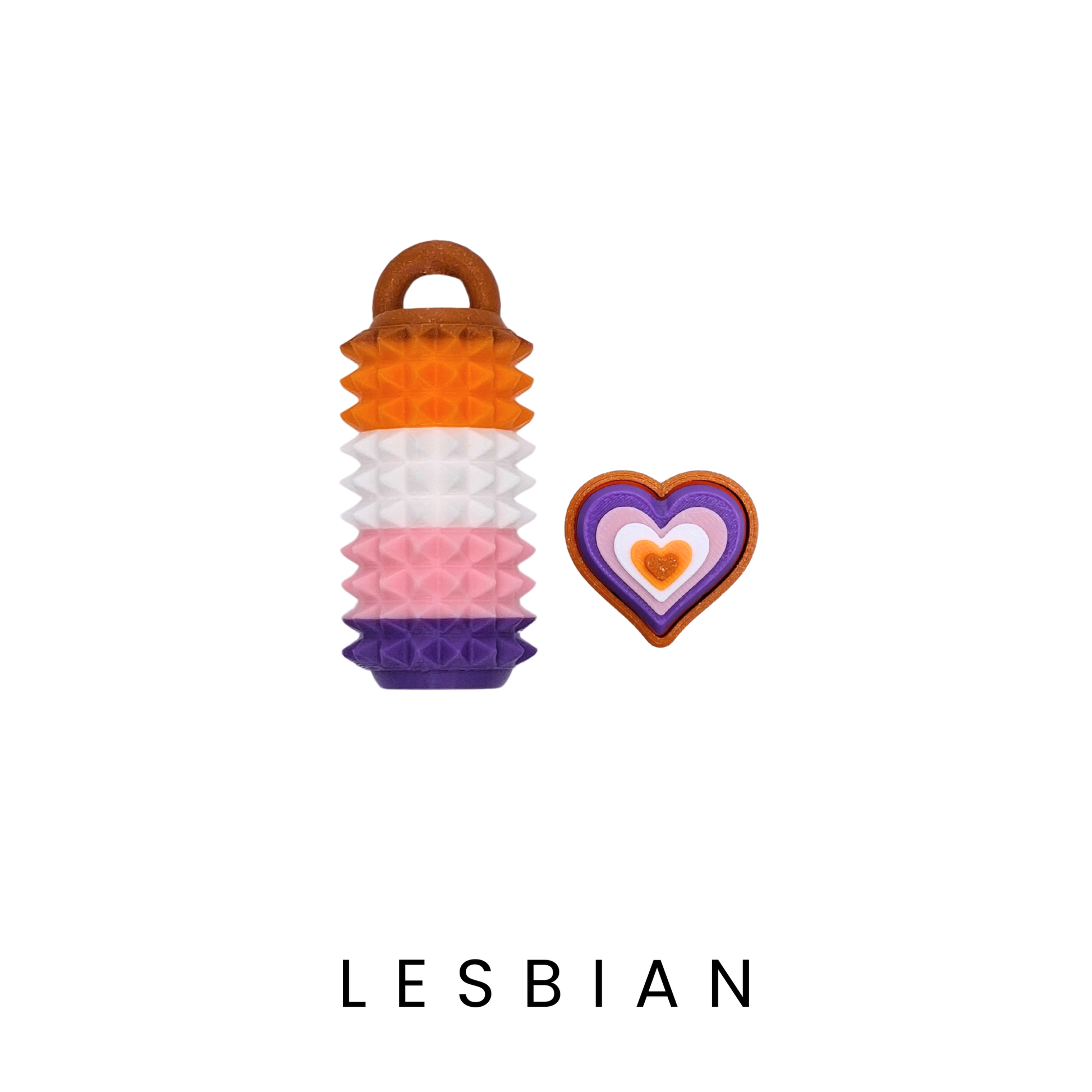 Lesbian Pride Fidgets Rainbow | THIS IS ME Collection Dans Fidget Foundry | Pain Stim Clicker