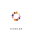 lesbian fidget loop sensory toy