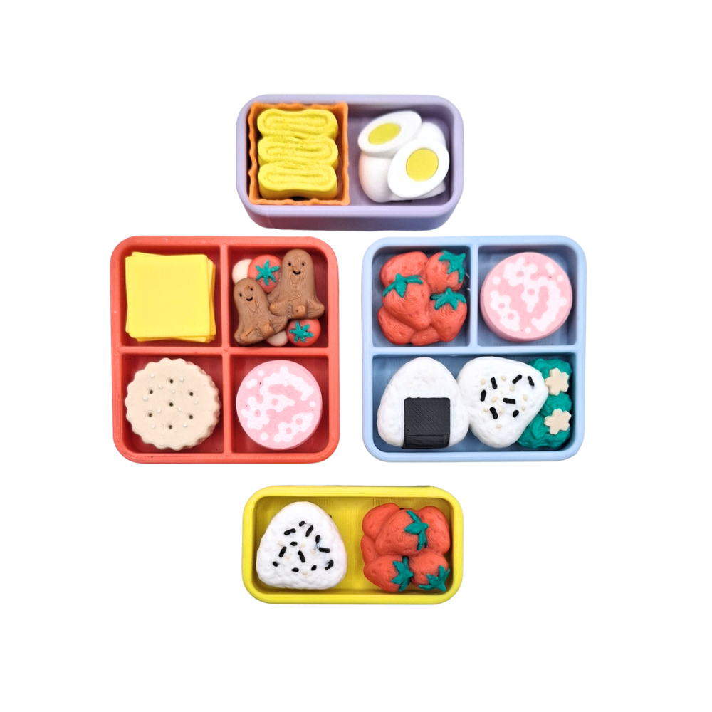 Lunchbox bento style clickers, sensory tool, fidget toy for kids and adults with ADHD and Autism
