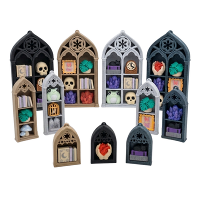 Gothic book nook clicker asmr sensory tool