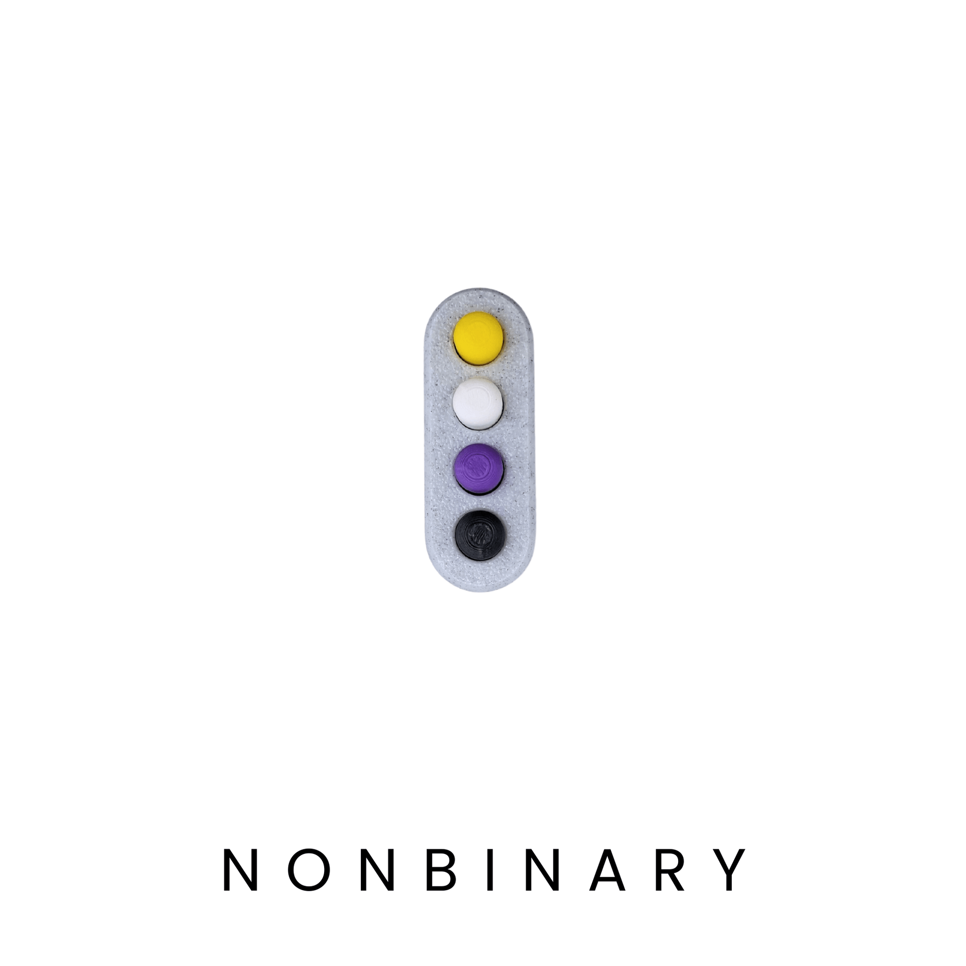 Non-Binary Fidgets push button fidgets