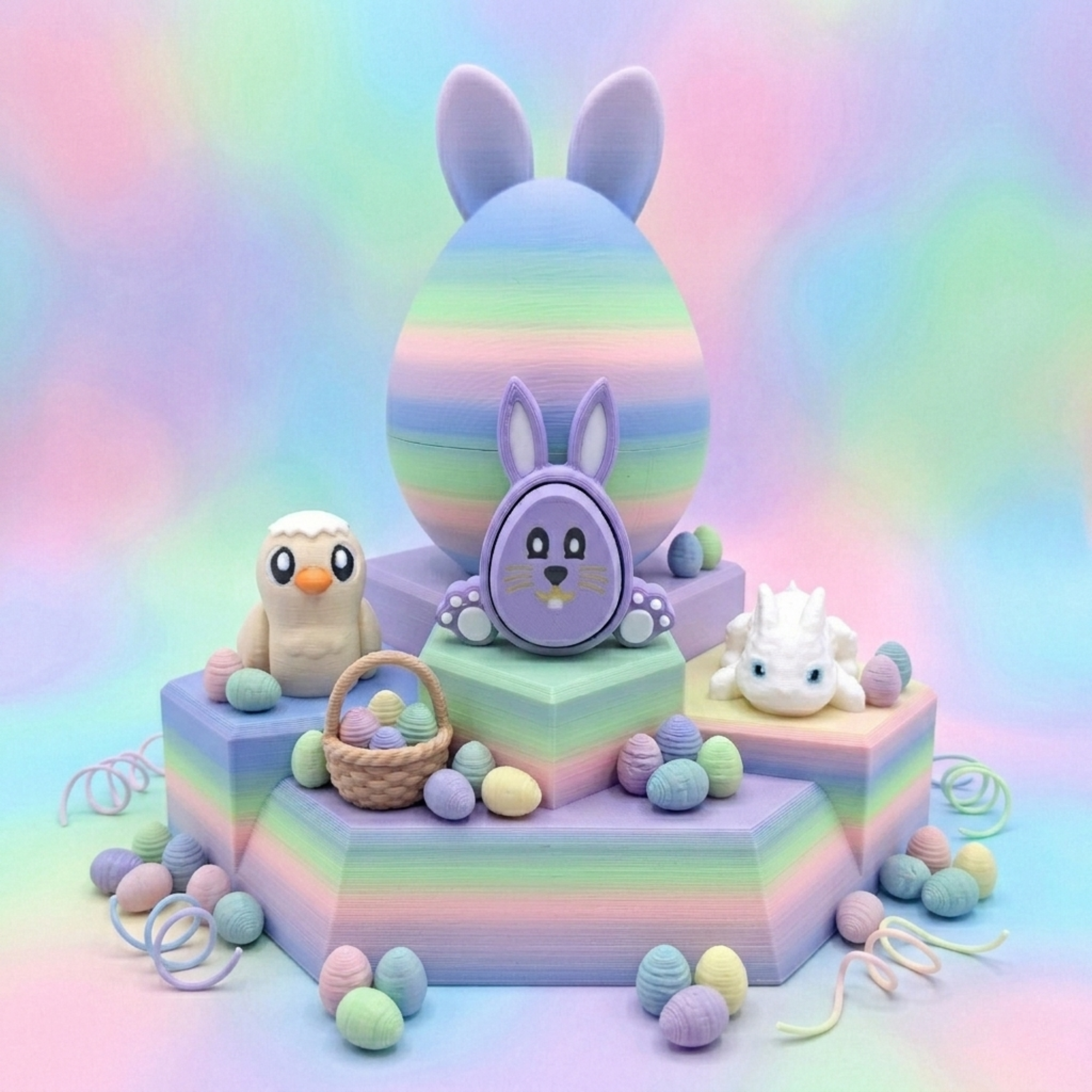 Easter Egg with Fidget Toys | Dans Fidget Foundry Easter Collection