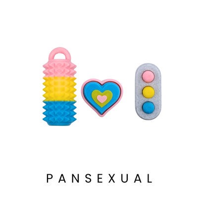 Pansexual Pride Fidgets Rainbow | THIS IS ME Collection Dans Fidget Foundry | Pain Stim Clicker Popit