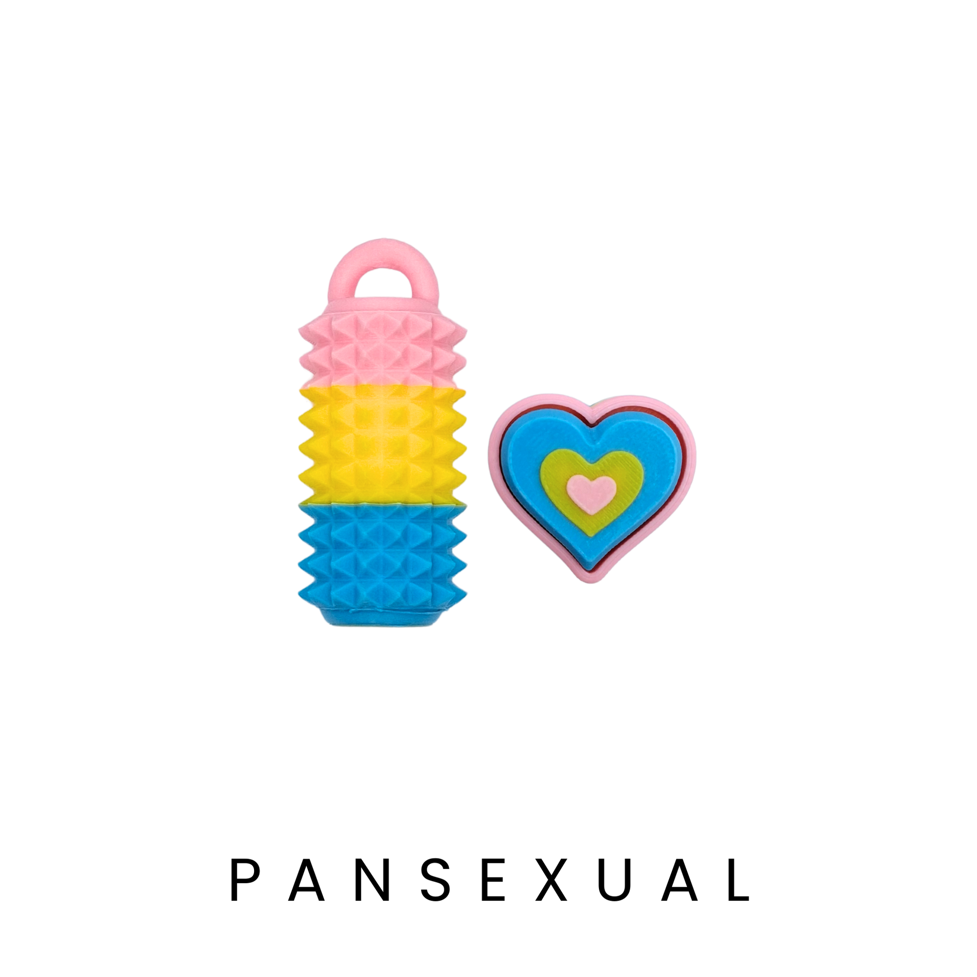 Pansexual Pride Fidgets Rainbow | THIS IS ME Collection Dans Fidget Foundry | Pain Stim Clicker 