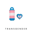 Transgender Pride Fidgets Rainbow | THIS IS ME Collection Dans Fidget Foundry | Pain Stim Clicker