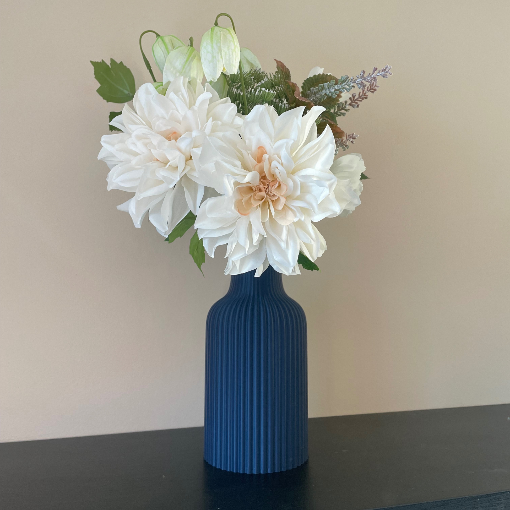London Large Ribbed Vase