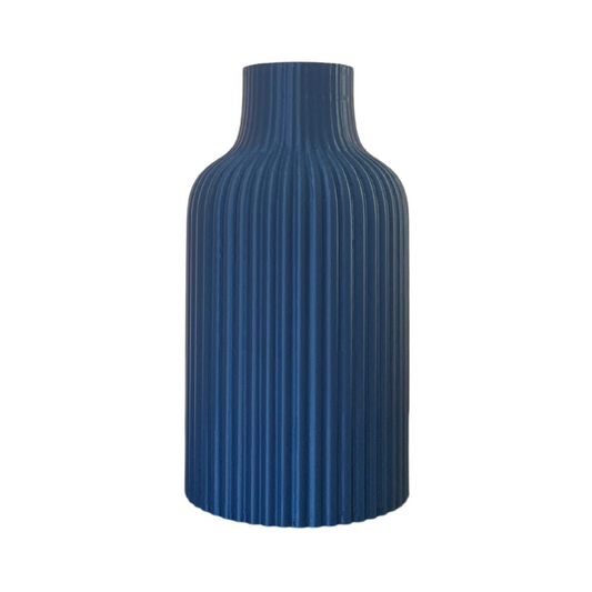 Large Ribbed Vase