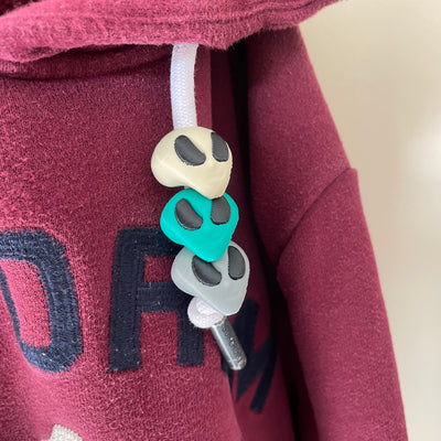 funky alien head beads for drawstring