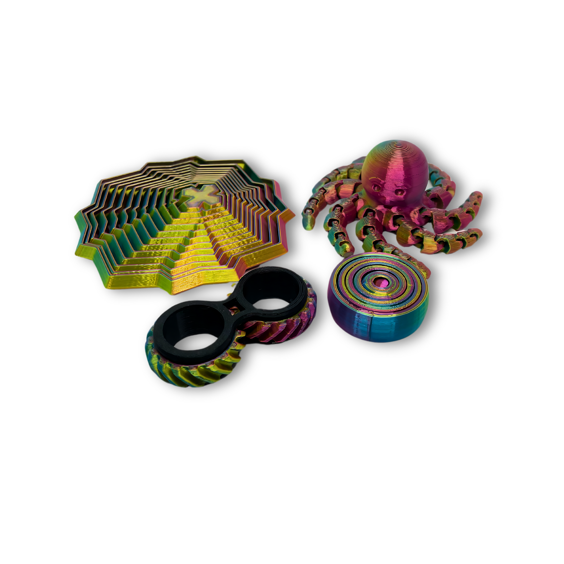 Fidget Toy Bundle Pack Rainbow Colour for Kids and Adults with ADHD and Sensory Issues