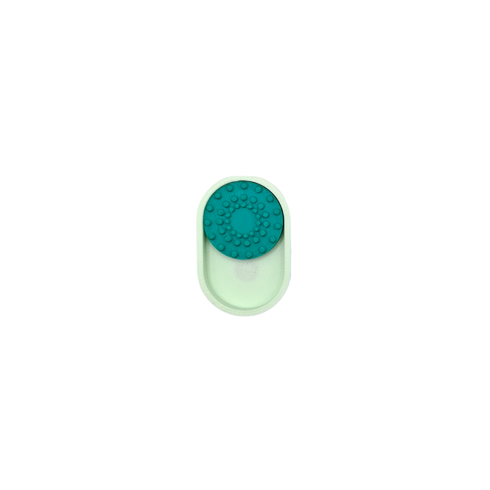 Green Magnetic Slider Sensory Tool for Adults with Tactile Feedback