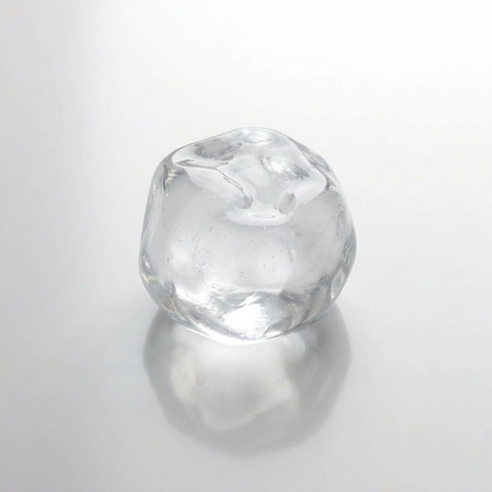 transparent coco squish, coconut oil ball squishy fidget toy