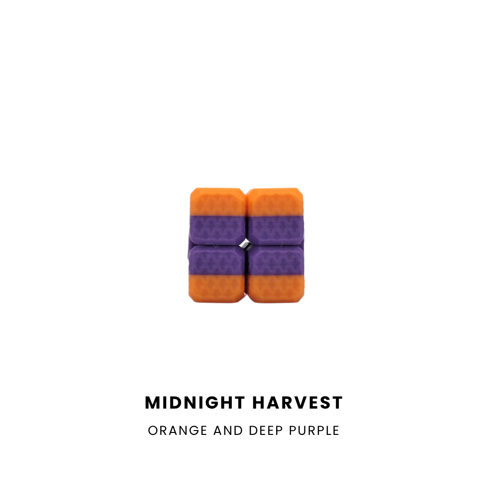 Midnight Harvest Infinity Fusion Cube, texture fidget sensory toy