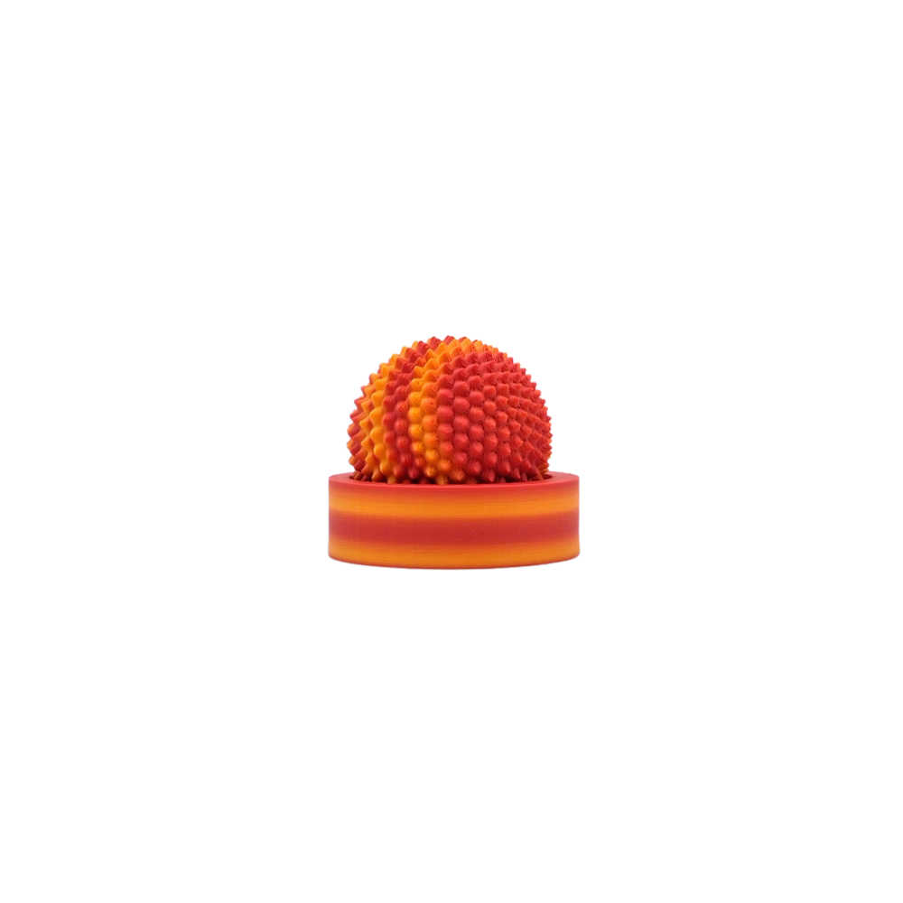 Small Halloween Spike Sphere sensory tool for grounding