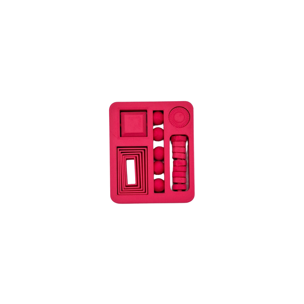 Royal Hot Pink Fidget card sensory tactile toy