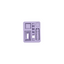 Lilac Fidget card sensory tactile toy