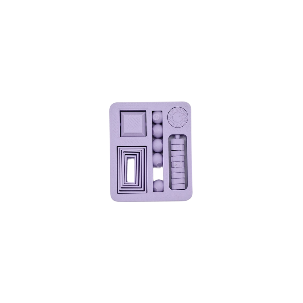 Lilac Fidget card sensory tactile toy
