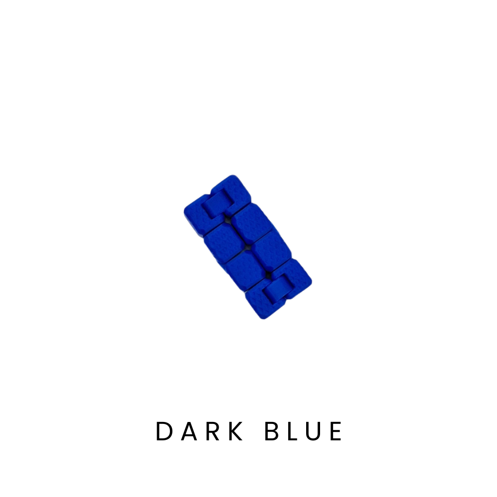 dark blue mini infinity cube | Dans Fidget Foundry