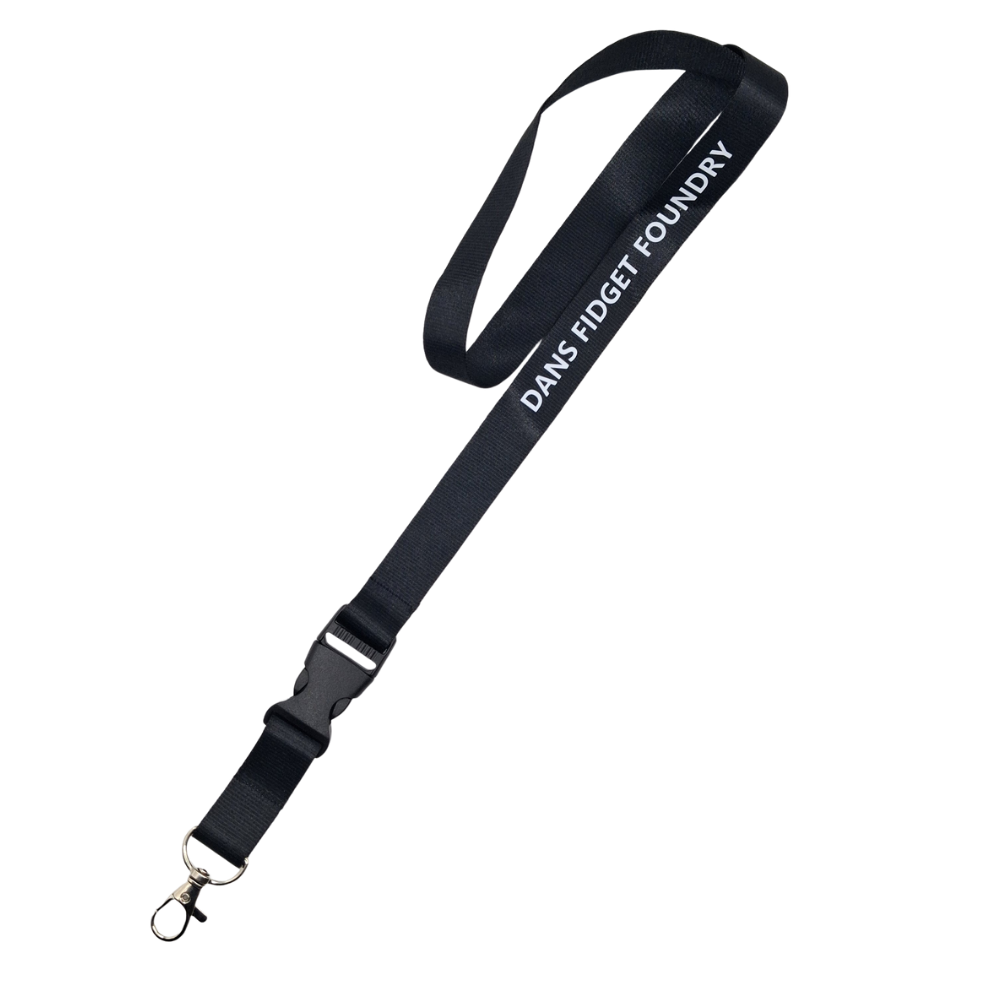 Dans Fidget Foundry Fidget Lanyard Black