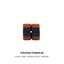 Poison Pumpkin Infinity Fusion Cube, texture fidget sensory toy