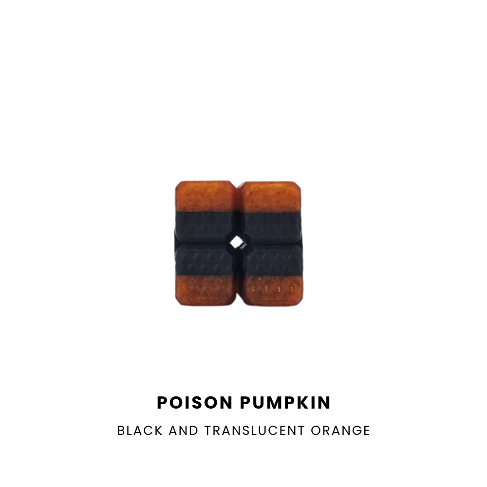 Poison Pumpkin Infinity Fusion Cube, texture fidget sensory toy