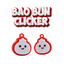 dumpling clicker bao bun white and red asmr fidget toy