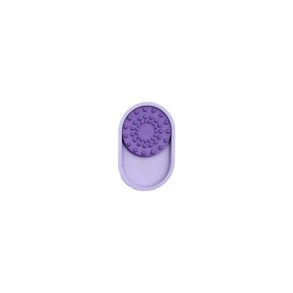Purple Magnetic Slider Sensory Tool for Adults with Tactile Feedback