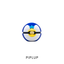 Poke Ball Clickers featuring a Piplup design, perfect for stress relief and concentration.
