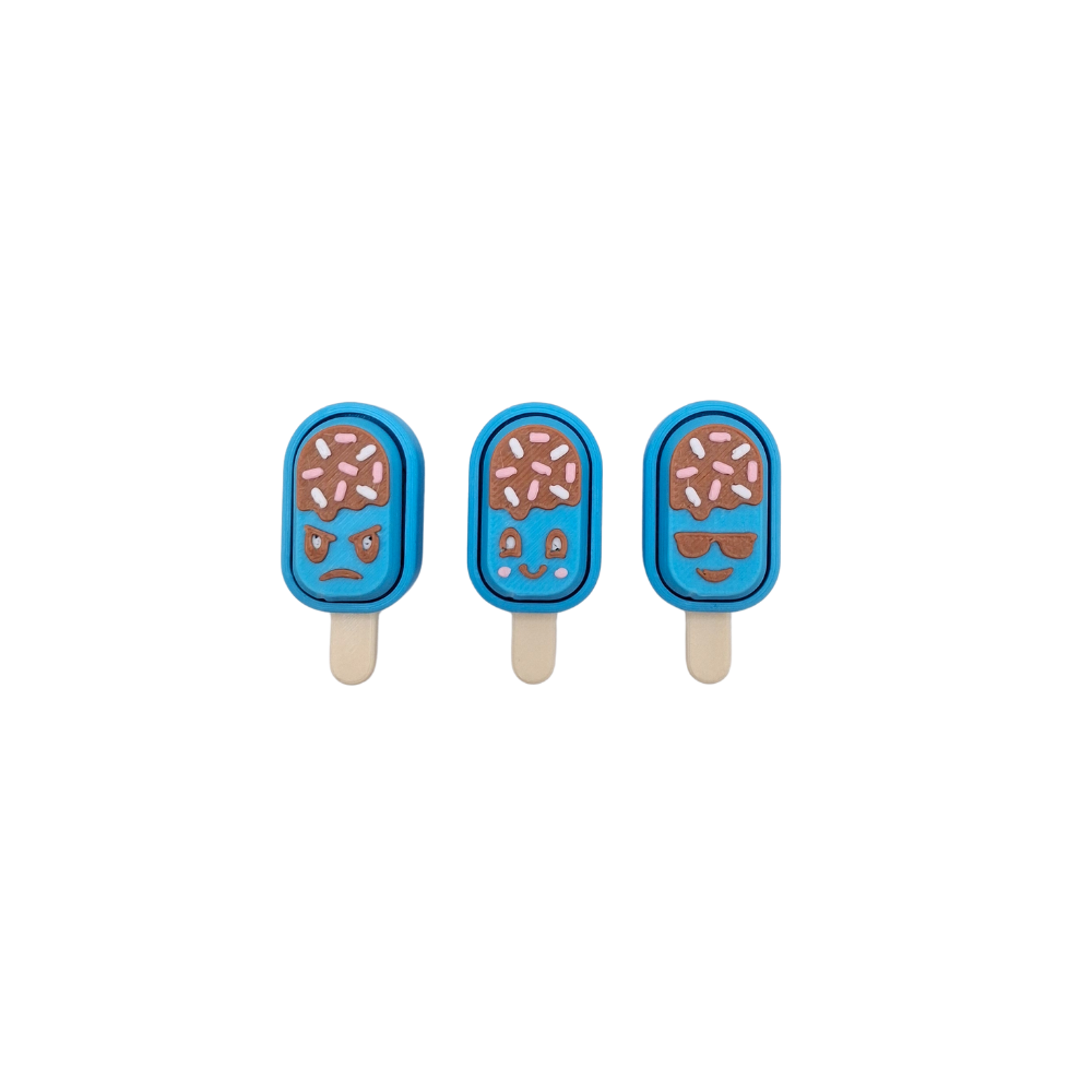 Blue Ice Lollie Friends clicker fidget toys