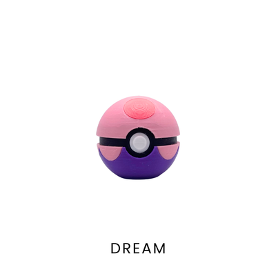 Poke Ball Clickers in pink and purple design, ideal for stress relief and concentration.