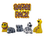 safari animal pack, rhino, elephant, lion, zebra, giraffe